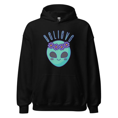 Believe in Cute Aliens Hoodie