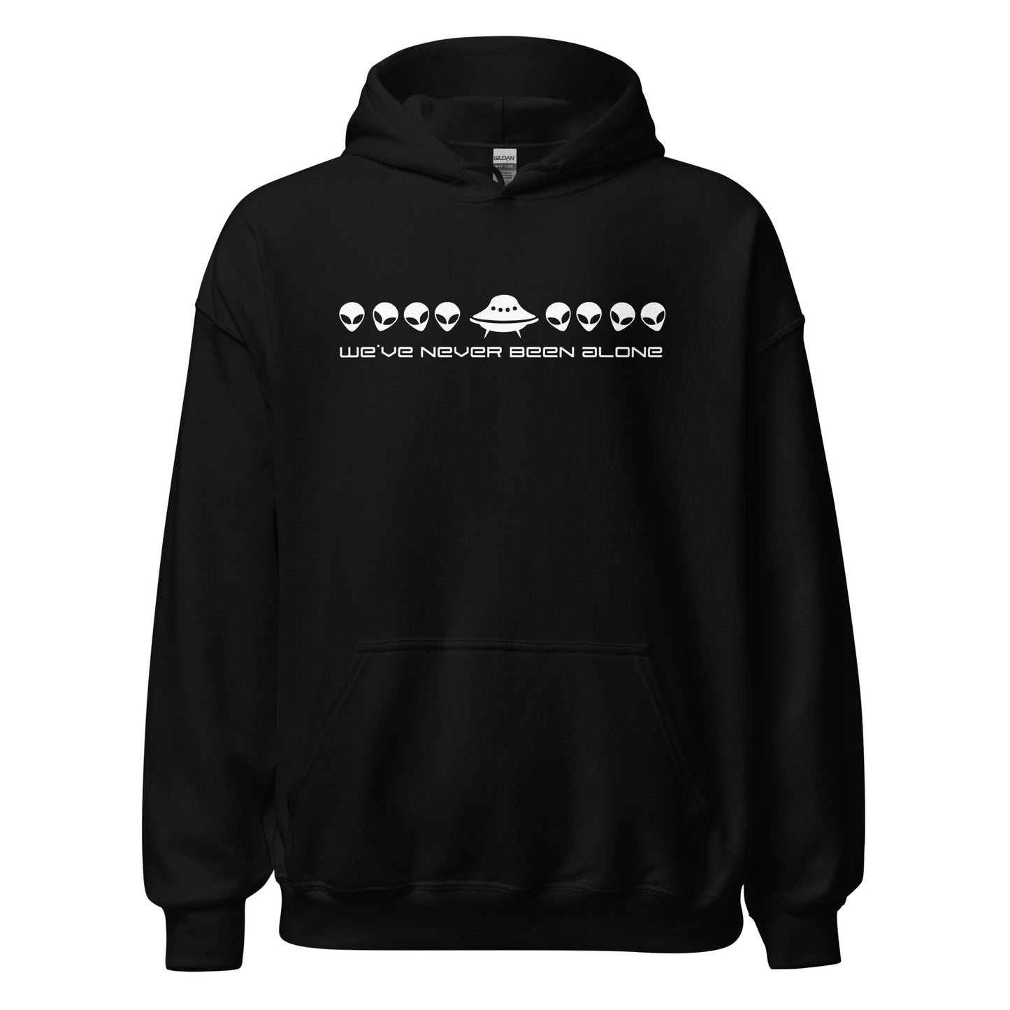 We've Never Been Alone Hoodie [v. white]