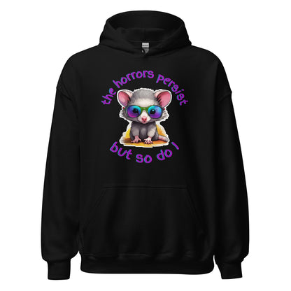 The Horrors Persist Possum Hoodie