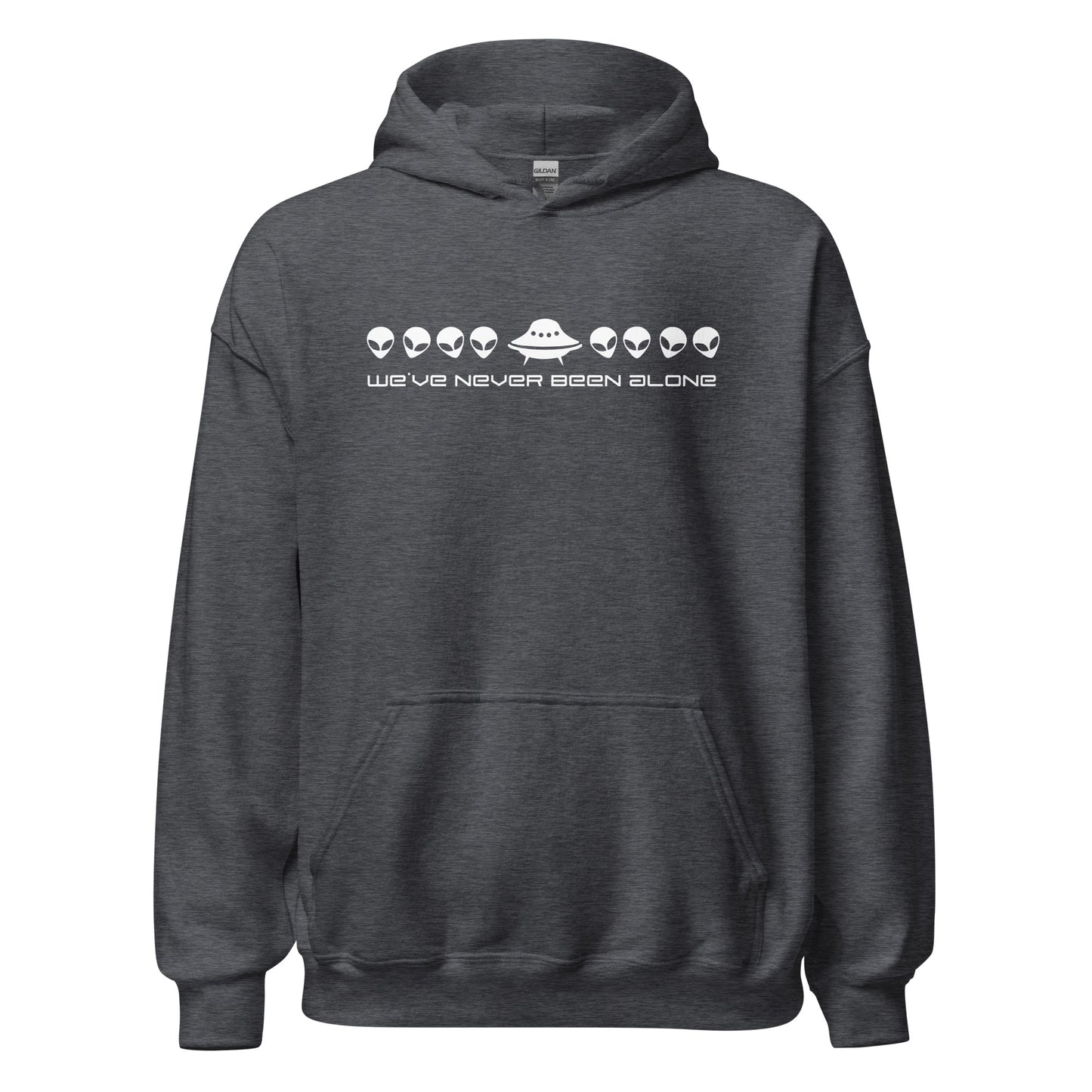 We've Never Been Alone Hoodie [v. white]