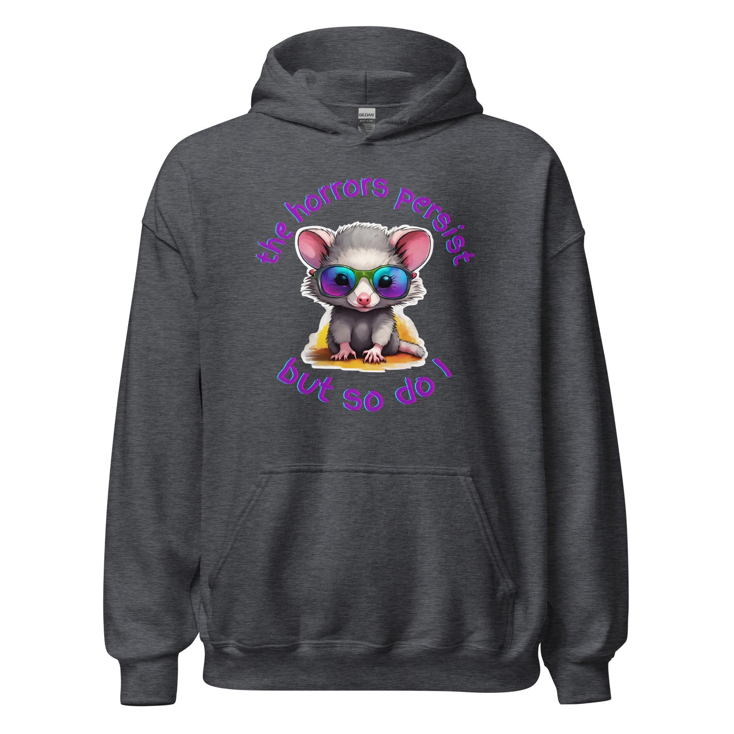 The Horrors Persist Possum Hoodie