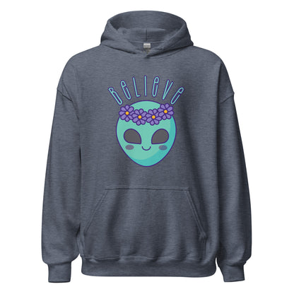 Believe in Cute Aliens Hoodie