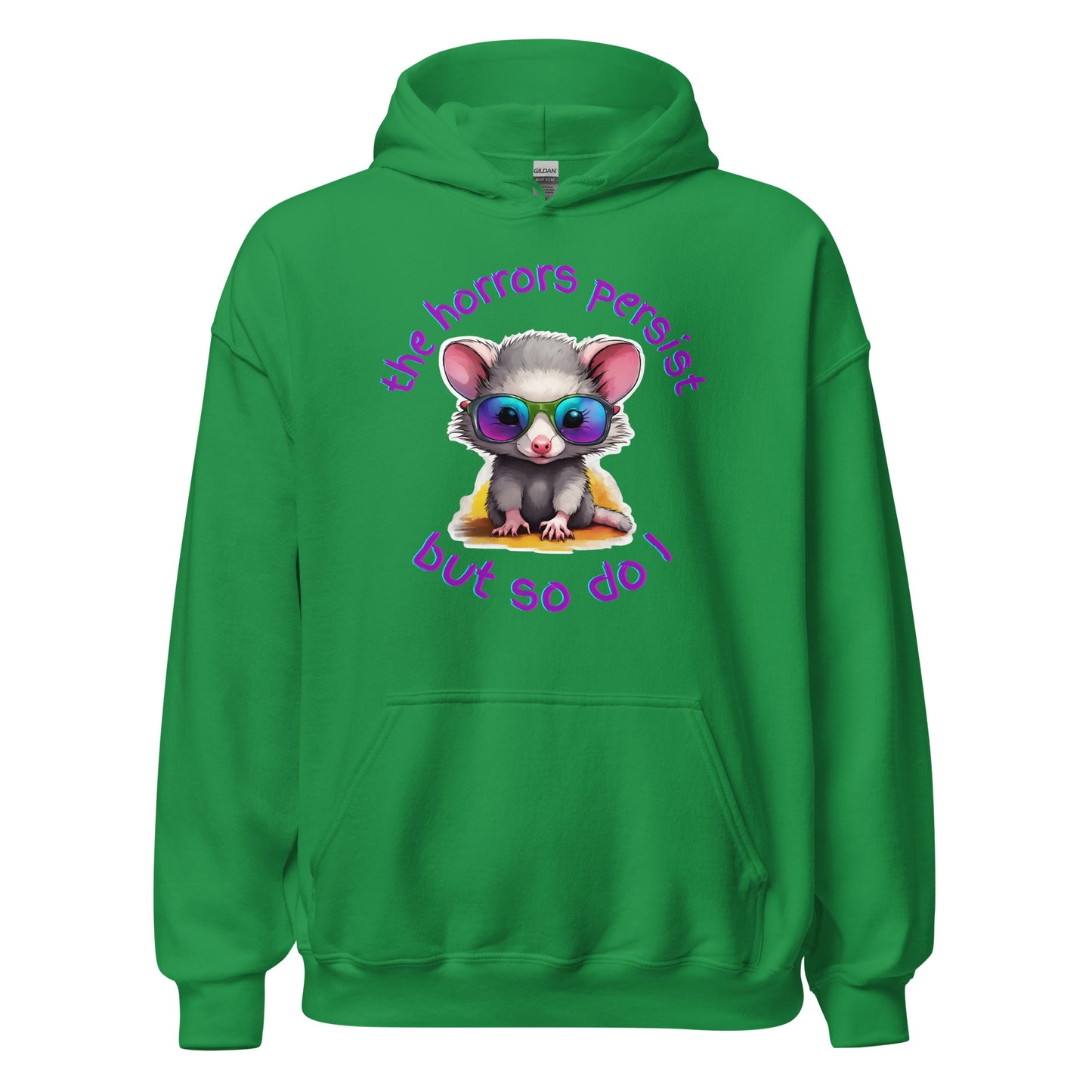 The Horrors Persist Possum Hoodie