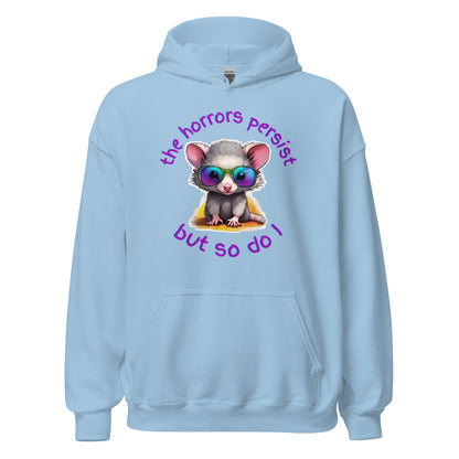 The Horrors Persist Possum Hoodie