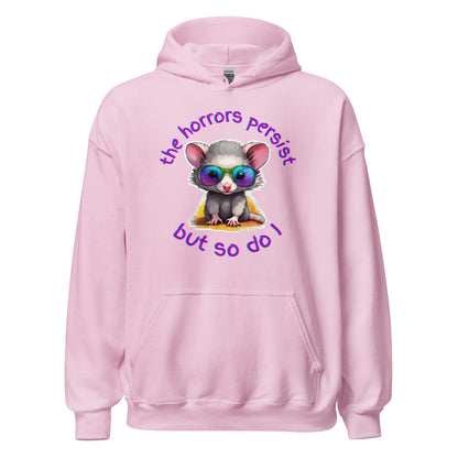 The Horrors Persist Possum Hoodie