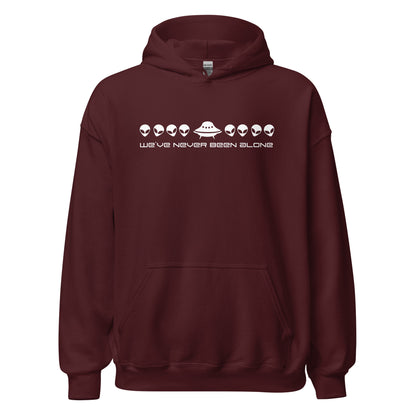 We've Never Been Alone Hoodie [v. white]