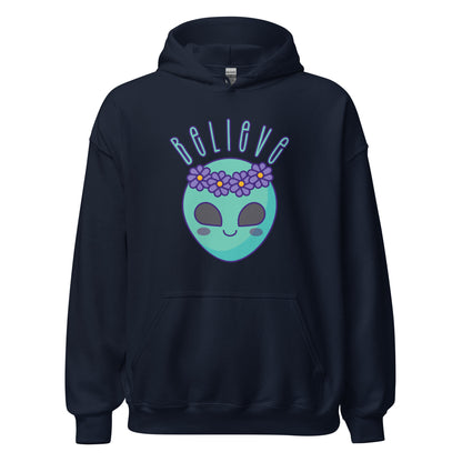 Believe in Cute Aliens Hoodie