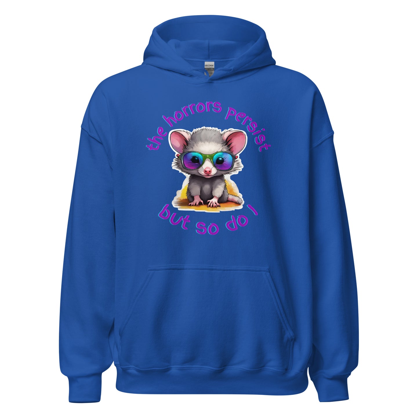 The Horrors Persist Possum Hoodie