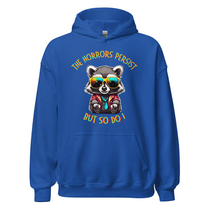 The Horrors Persist Racoon Hoodie