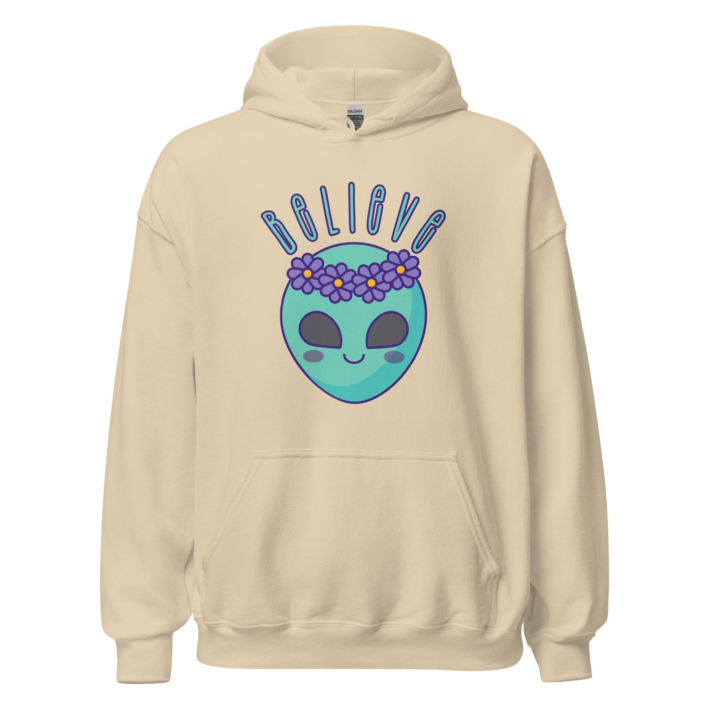 Believe in Cute Aliens Hoodie