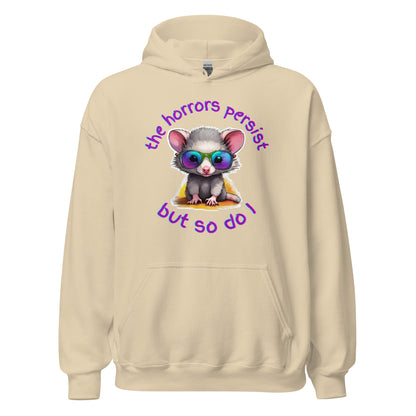 The Horrors Persist Possum Hoodie