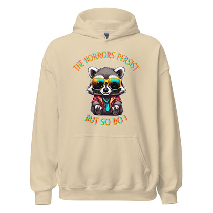 The Horrors Persist Racoon Hoodie