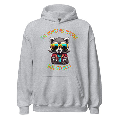 The Horrors Persist Racoon Hoodie