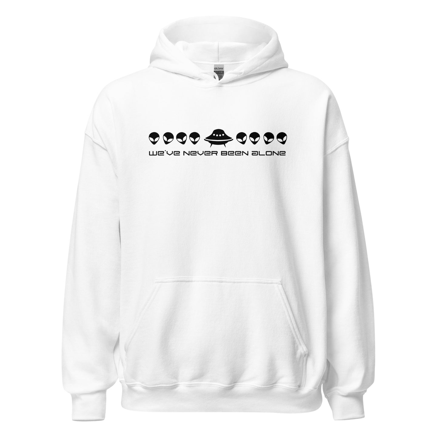 We've Never Been Alone Hoodie [v. black]