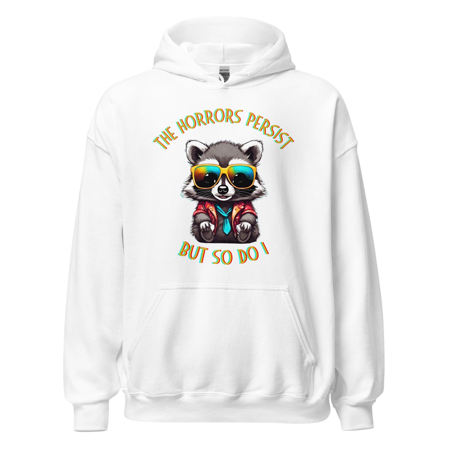 The Horrors Persist Racoon Hoodie